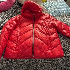 Guess puffer jacket - XL- RED